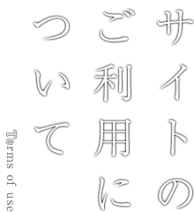 サイトのご利用について