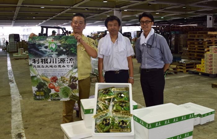 JA利根沼田「ミネラル栽培枝豆」試食宣伝販売会